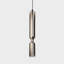 Misty Pendant Mini In Black With Gold Suespension And Black Canopy-1638163608