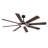 72-Inch Large Ceiling Fan with Light and Remote - Modern 8-Blade Outdoor Indoor DC Motor Fan, Dimmable Reversible Black & Walnut Wood Finish-96787778-96787781