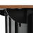 53.7" Farmhouse Kitchen Island With Power Outlet, 2 Sliding Barn Door Kitchen Storage Island With Drop Leaf, Spice Rack Rolling Kitchen Cart On Wheels, For Home, Kitchen And Dining Room, Black-1186070895
