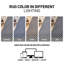 Tapis d'intérieur antidérapant à carreaux miniature anthracite, lavable à la machine-1002931510-1002931511
