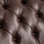 Chaise longue avec rembourrage en mousse souple et clous à bulles décoratifs-1883909128