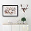 Autumn Forest Reaching Upward Watercolour - Single Picture Frame Print on MDF-56741039-56741045