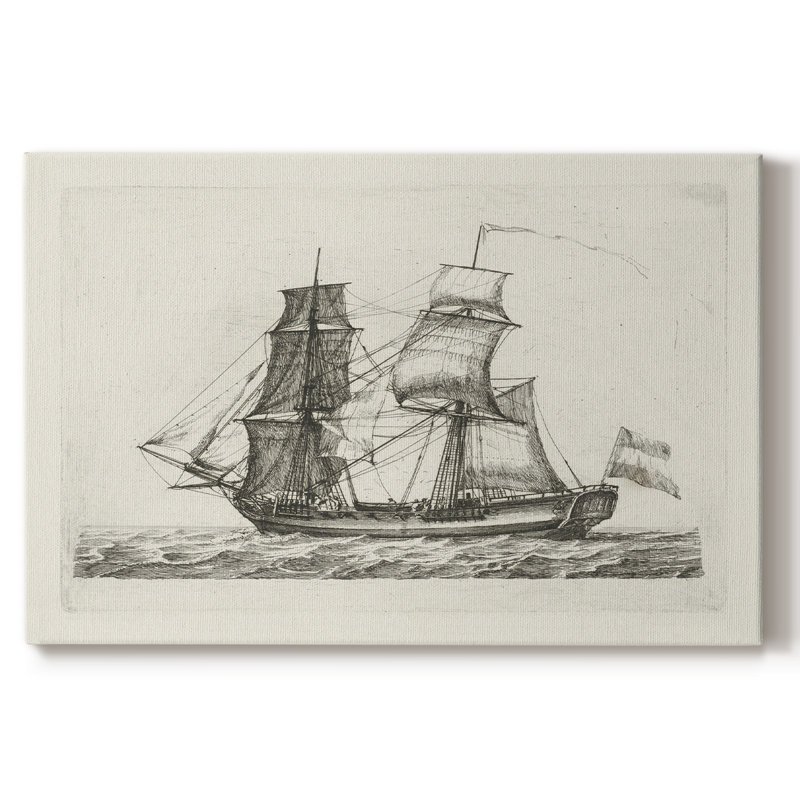 Croquis rétro-LX, H 13 po x l 19 po x P 1,5 po, Toile tendue