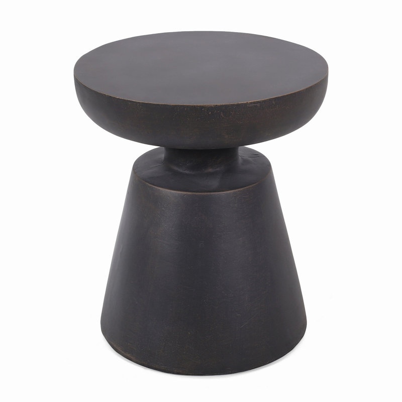 Outdoor Lightweight Concrete Side Table