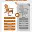 Chaise pliante avec porte-gobelet Tale-686274077
