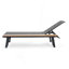 CHAISE DE CHAUFFE-EAU WATERLOO AVEC TABLE EN BOIS FIXE, 1PC, (62756.00BLK)