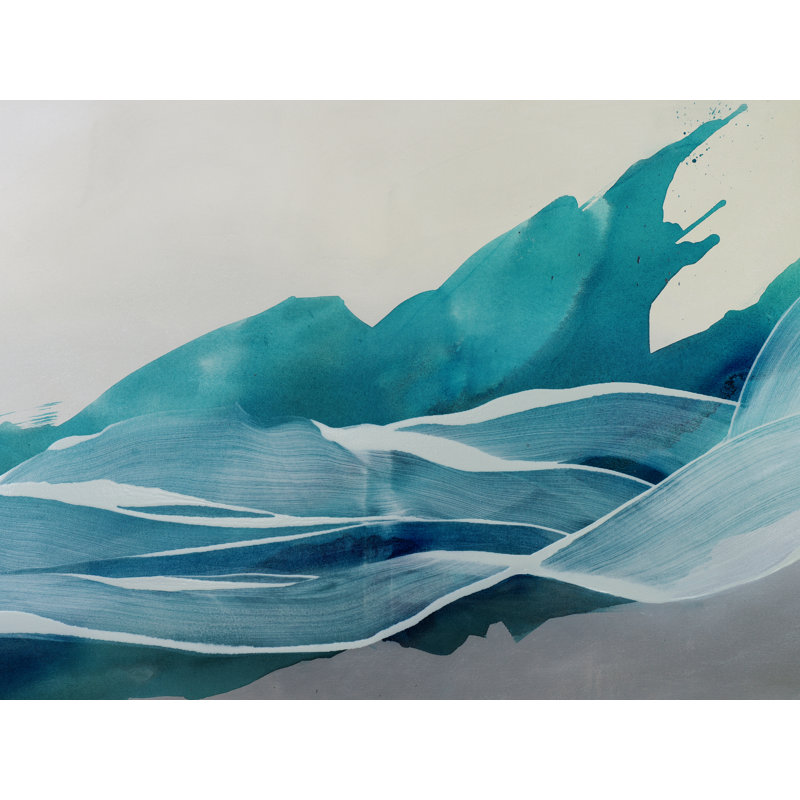 Novi Lim " Synchronicity " by Novi Lim, Black Framed Canvas, 25" H x 33" W x 2" D