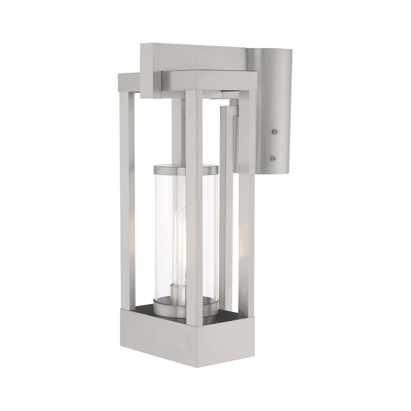 Binkley Wall Light, 15.13" H x 6.25" W x 9.13" D, Brushed Nickel