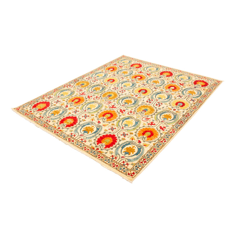 Tapis unique en laine noué à la main 7 pi 10 po x 10 pi 1 po New Age Lahore de New Age Lahore de Casey-Anne