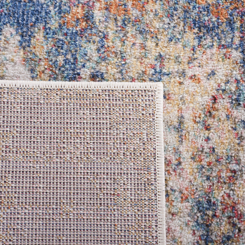 Tapis ivoire / bleu Phoenix Phoenix 502, Rectangle 9 pi x 12 pi