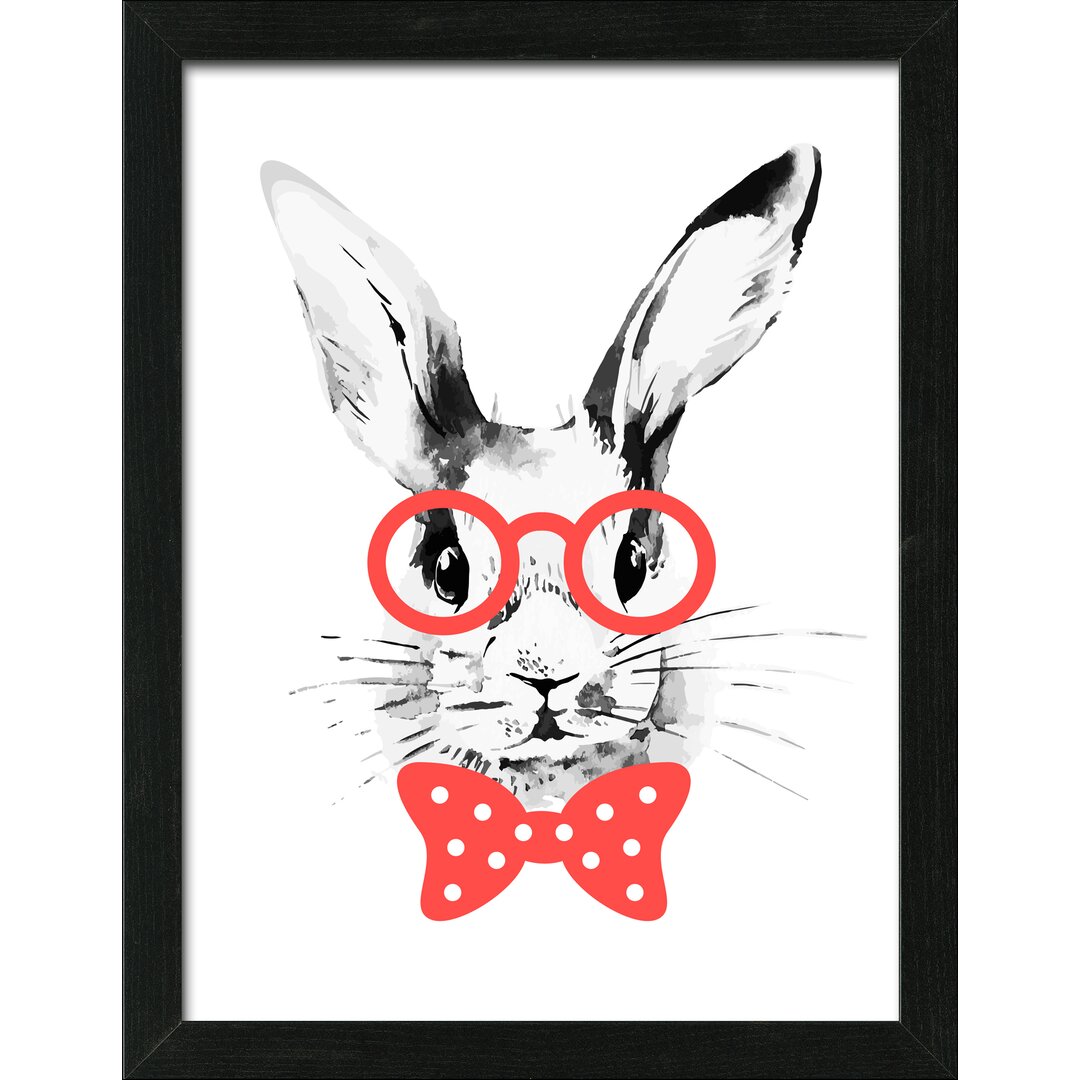 Gerahmtes Poster Crazy Rabbit