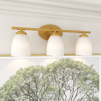 Applique murale 3 lumières pour salle de bain