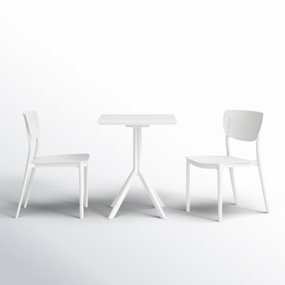 Farrah 31" Square 2-Person Bistro Set