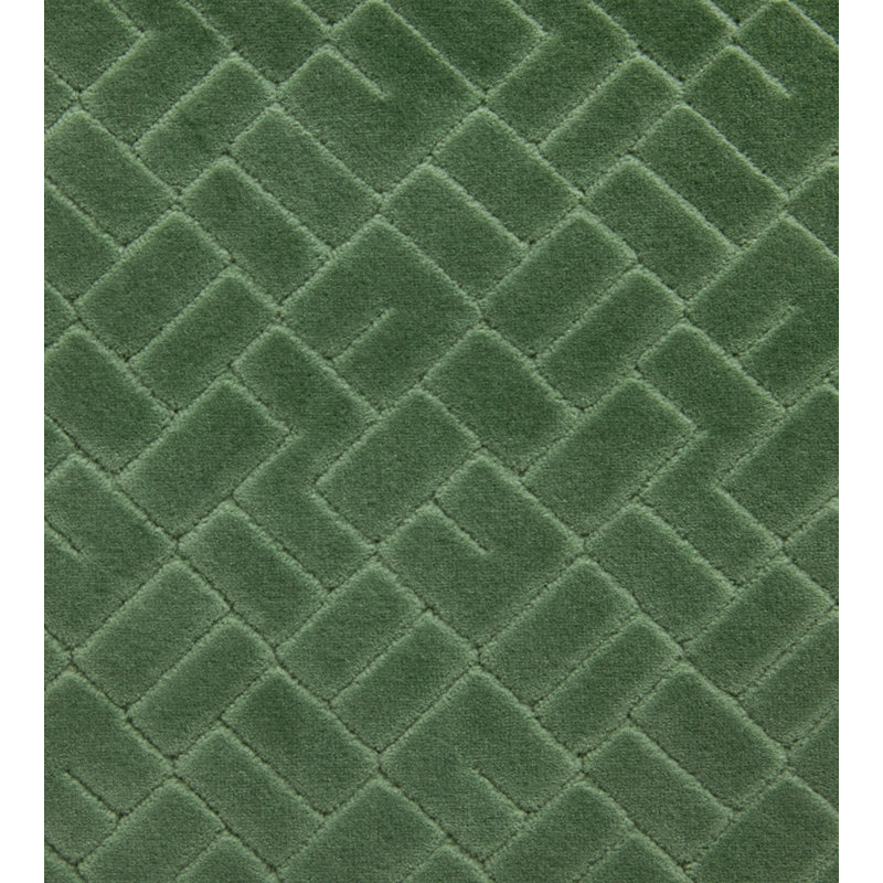 Tissu résistant Vallauris, Vert/blanc