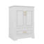 Meuble-lavabo moderne avec lavabo en céramique 2 portes et 1 tiroir pratique-1302348212