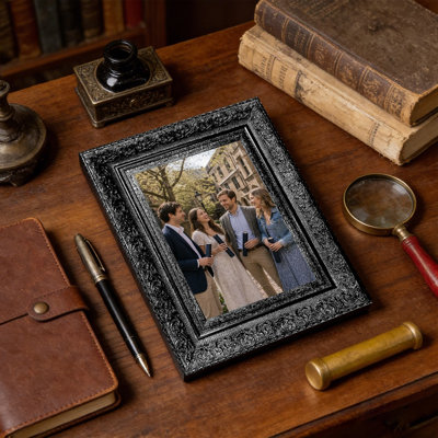 Cadre photo noir 3 pièces 8 po x 10 po Clean Line avec finition Home