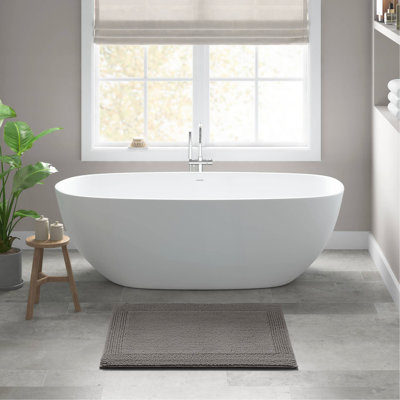 1 PCS 24X44" 100% Cotton Tufted 3000 GSM Reversible Bath Rug