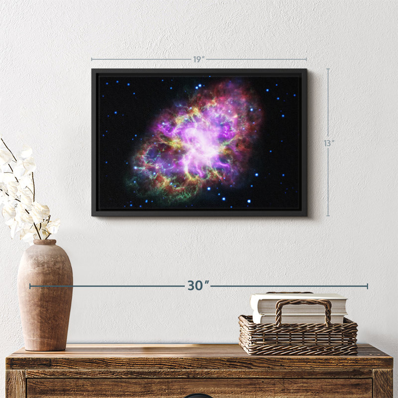 Sparkling Crab Nebula Canvas Print
