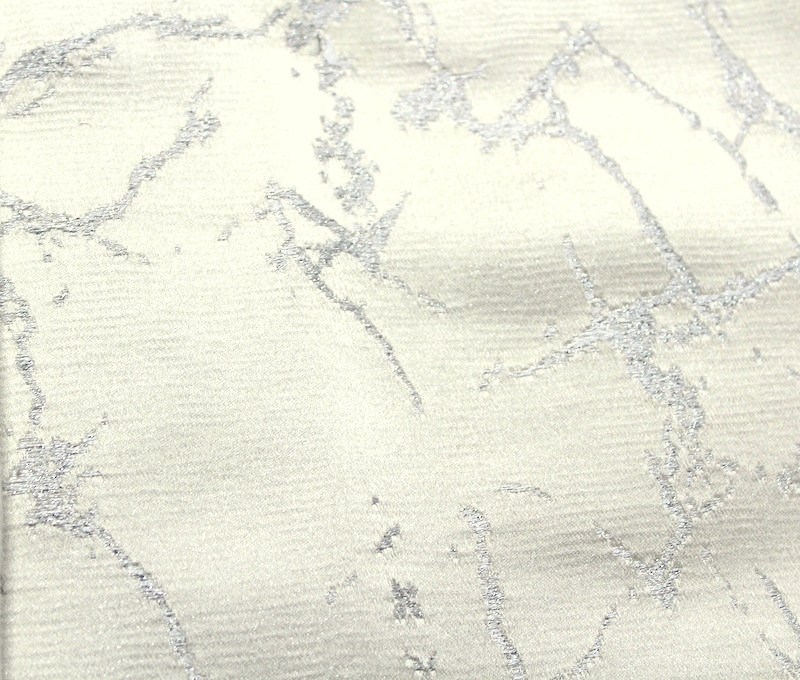Tissu Calcutta, Lierre / argent