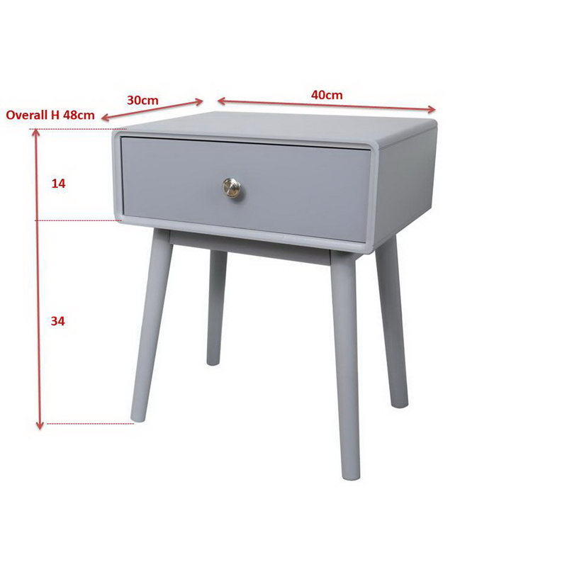 End Table, Grey