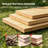 2‑Tier Bamboo Expandable Stackable Shoe Rack-144879443