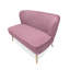 Pink Velvet Bench