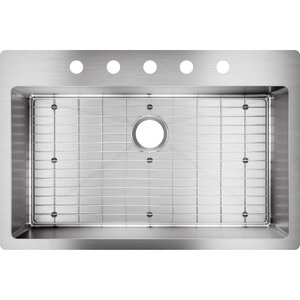 Crosstown 33" L x 22" W Dual Mount Kitchen Sink