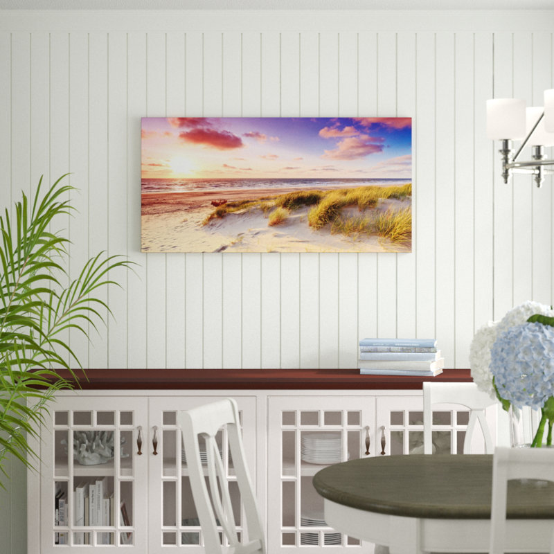 Tranquil Sea Giclée - Wrapped Canvas Print, 120cm H x 60cm W