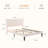 Velvet Bed Frame with Upholstered Headboard, Platform Bedframe with Wooden Slats Support, No Box Spring Needed-118661535