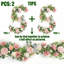 Paquet de 2 guirlandes de fleurs artificielles 6 pi-455586253