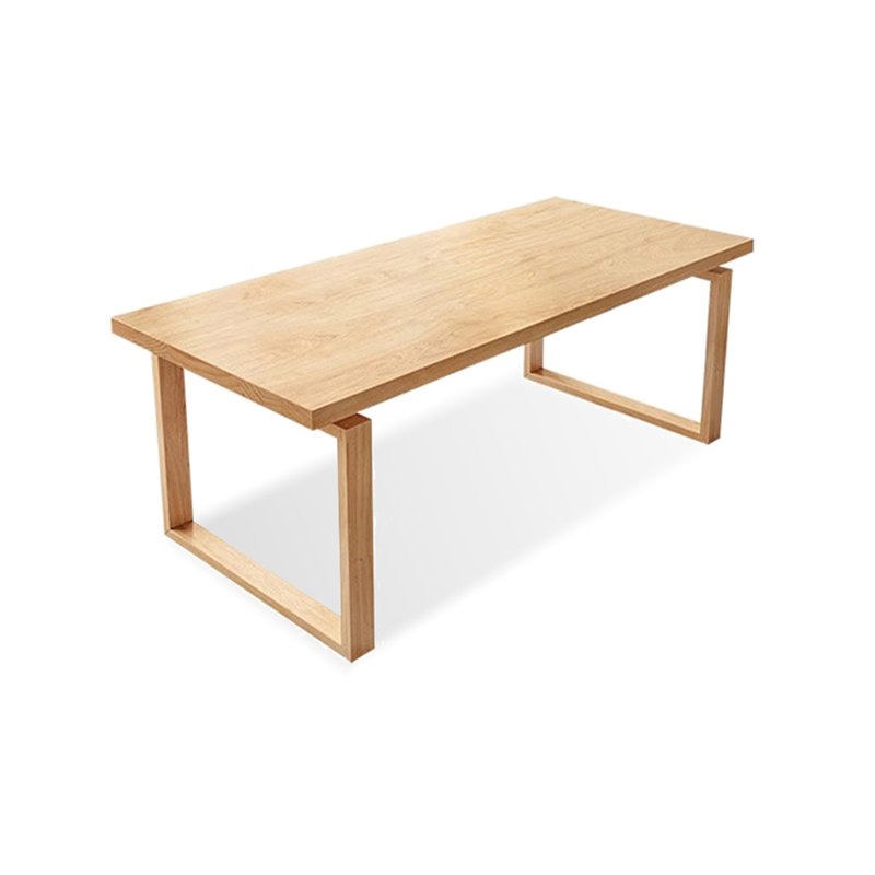 Table de salle à manger Burlywood, H 29,53 po x L 70,87 po x l 31,5 po