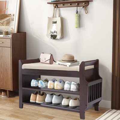 6 Pair Shoe Storage Bench