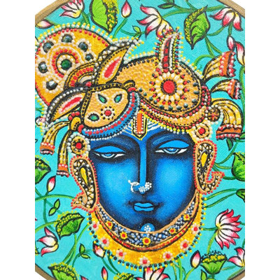 Peinture de visage Shreenath Ji | Acrylique sur toile | Shalini