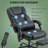 Vibration Massage Reclining Faux Leather Office Chair