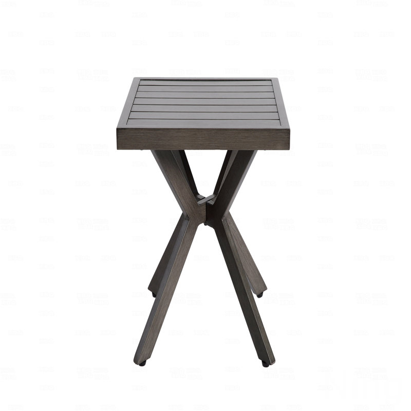 Table de patio en aluminium coulé