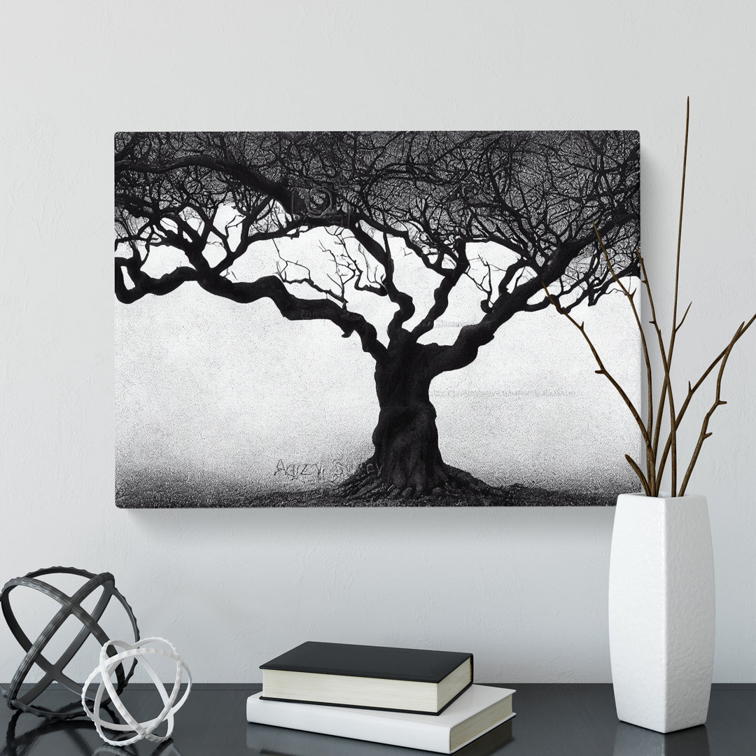 XXX-H1022-WF-7780X Shimmering Trees - Wrapped Canvas Print