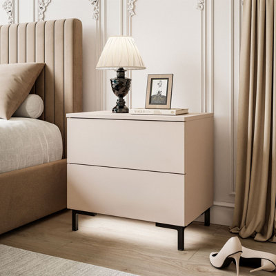 Aayam 55cm W Bedside Table