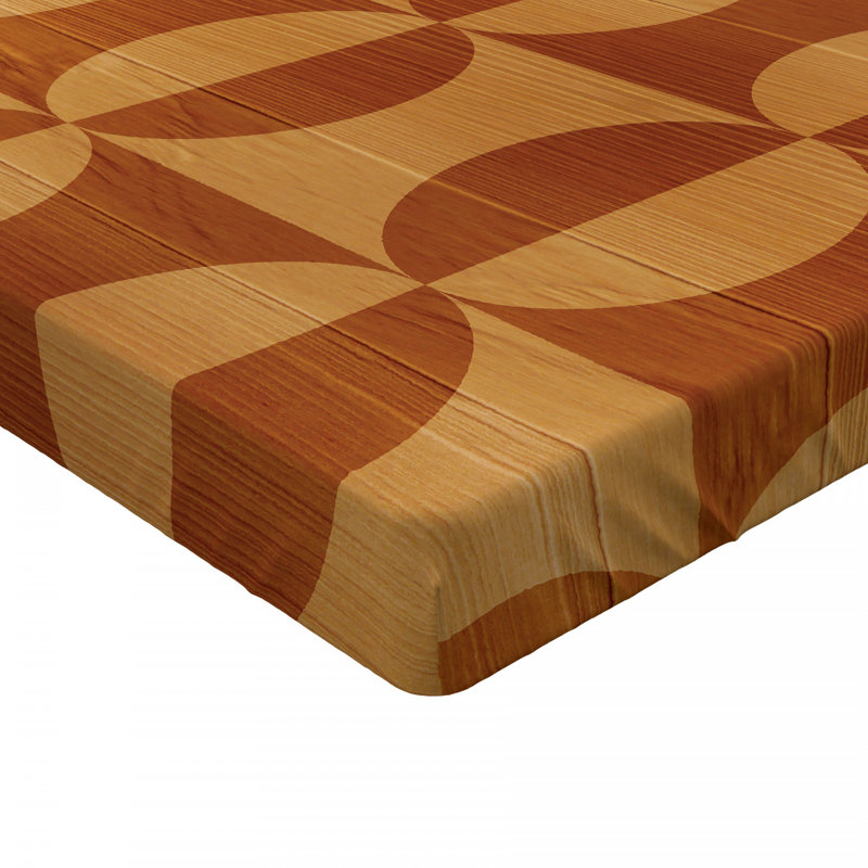 Microfiber Geometric Fitted Sheet, Queen Fitted Sheet