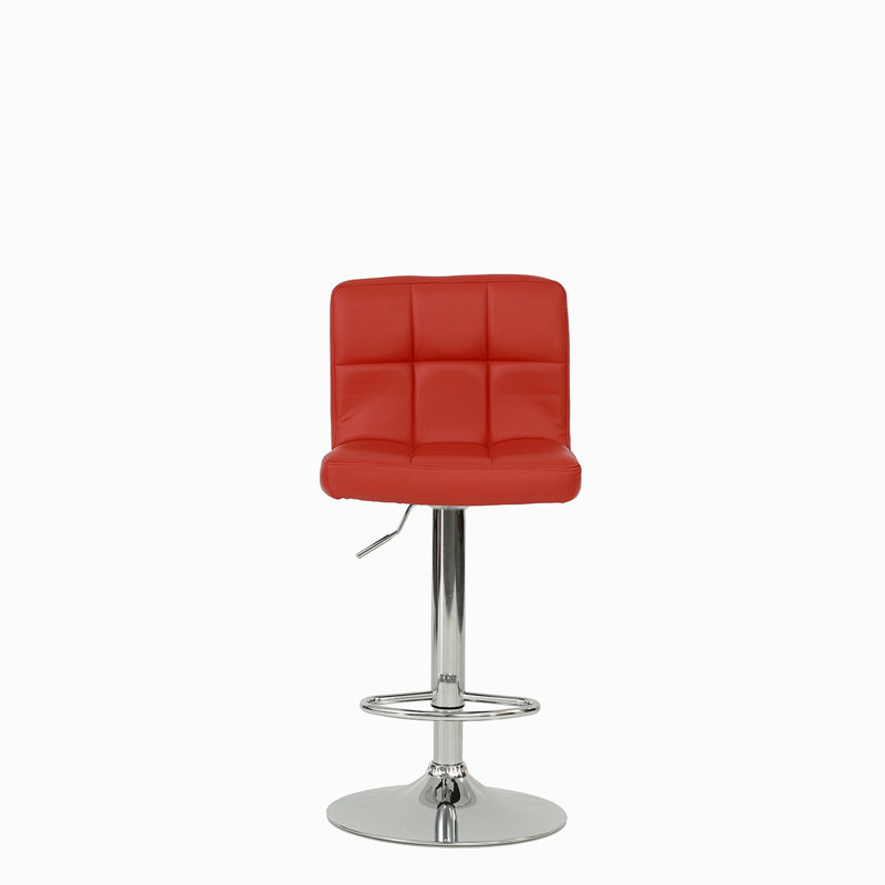 Fonnie Swivel Upholstered Adjustable Height Counter Stool