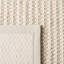 Tapis rayé en jute / sisal / laine ivoire Lynde-1428393146