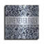 «Love Never Fails Navy» par Cindy Jacobs, art mural en métal-1174646905
