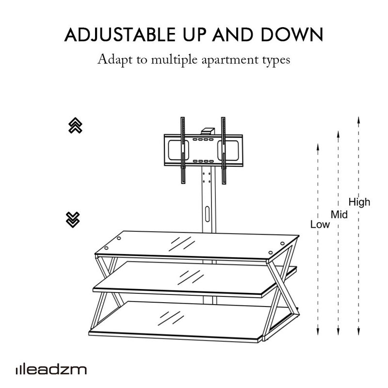 Blue Elephant Single Screen Floor Stand Mount