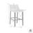 Fauna Modern Transitional Wood Counter Height Kitchen Bar Stool In Putty Brown Finish With White Boucle Fabric Upholstered Seat-332545651-332545650-332545660