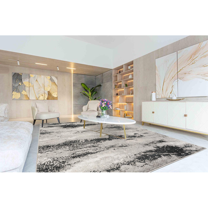 Aniyyah Abstract Area Rug, Rectangle 120 x 170 cm