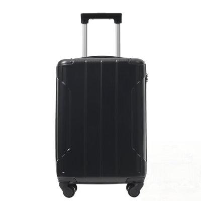 20-Inch Lightweight Durable ABS Hardshell Carry-On Luggage with Spinner Wheels, TSA Lock, and 2 Packing Cubes for Efficient Travel