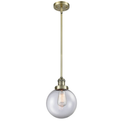 Luminaire suspendu sphère 1 lumière Zarmayr
