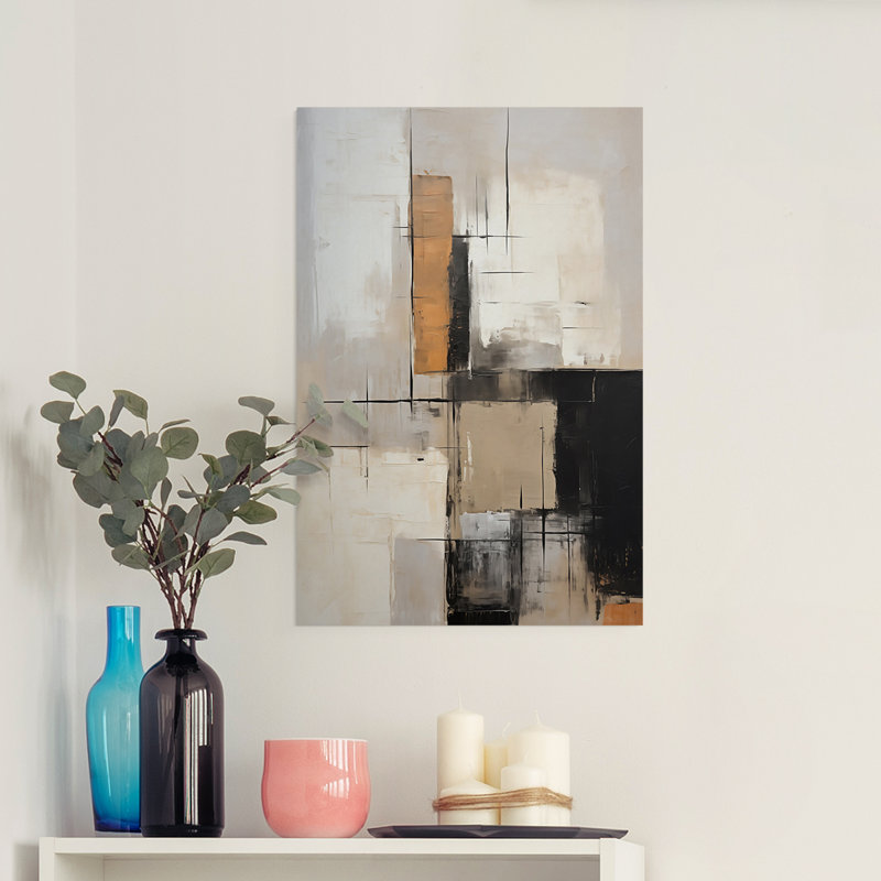 Série ABSTRACT CCDLXV - Impression sur toile seulement - NON CADRE, H 48 po x l 32 po