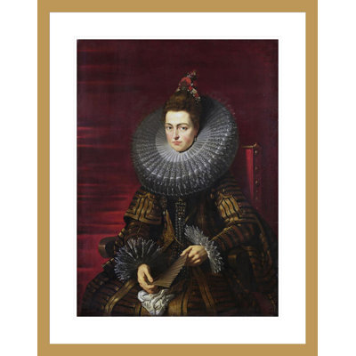 Infanta Isabella Clara Eugenia Regent of the Netherlands by Peter Paul Rubens -Framed Giclee Print
