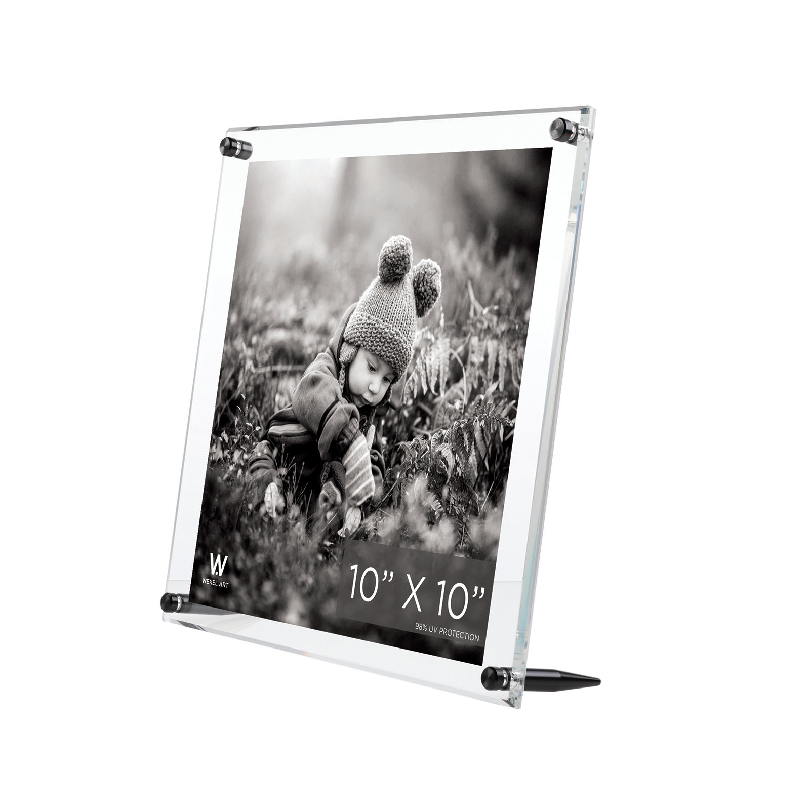 Cateno Tabletop Single Picture Frame, Graphite