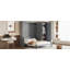 Grand lit escamotable mural avec placard-8007621